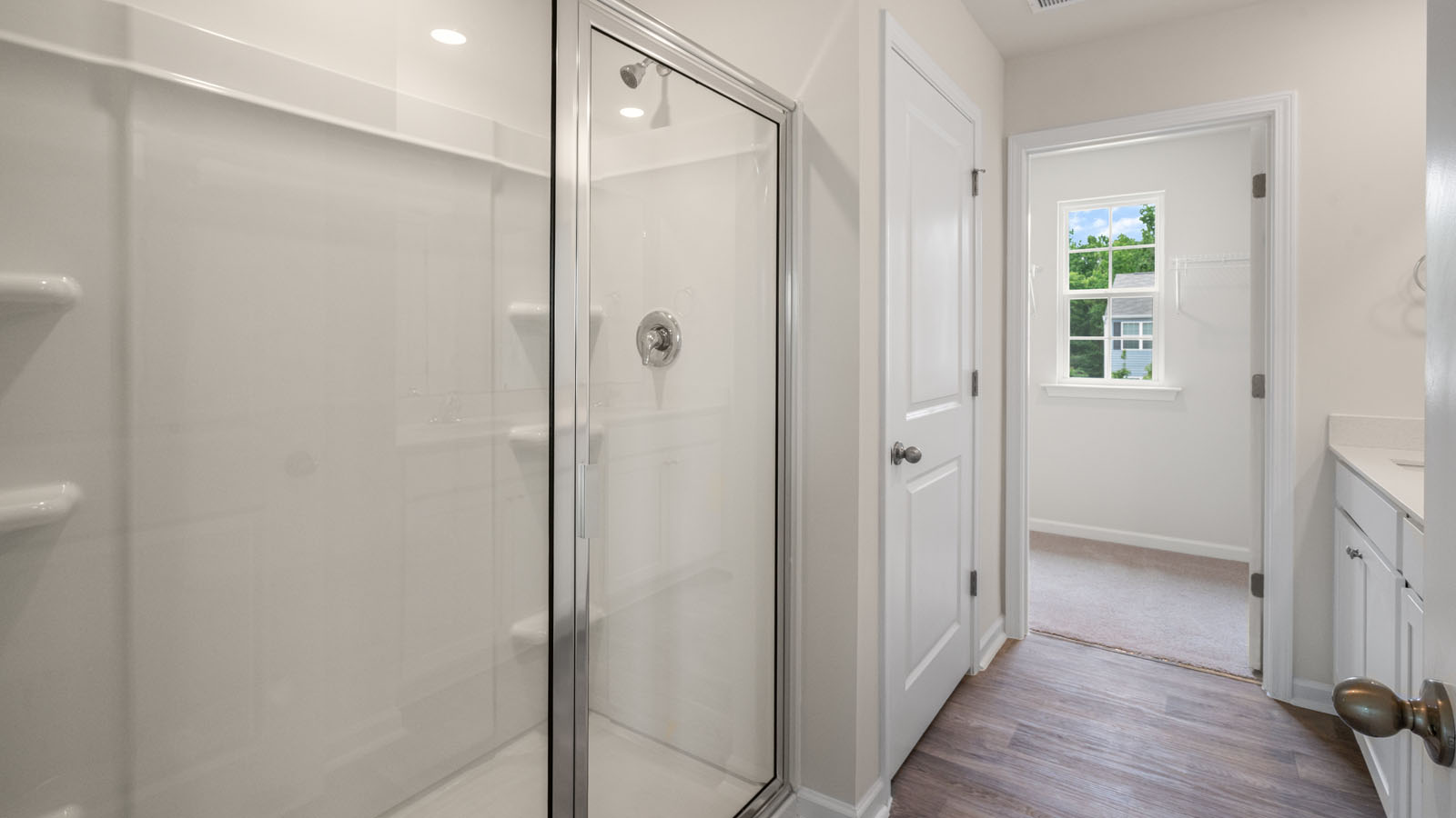 main bathroom walk in shower