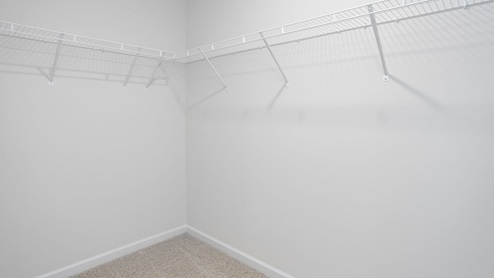 closet with wire shelving