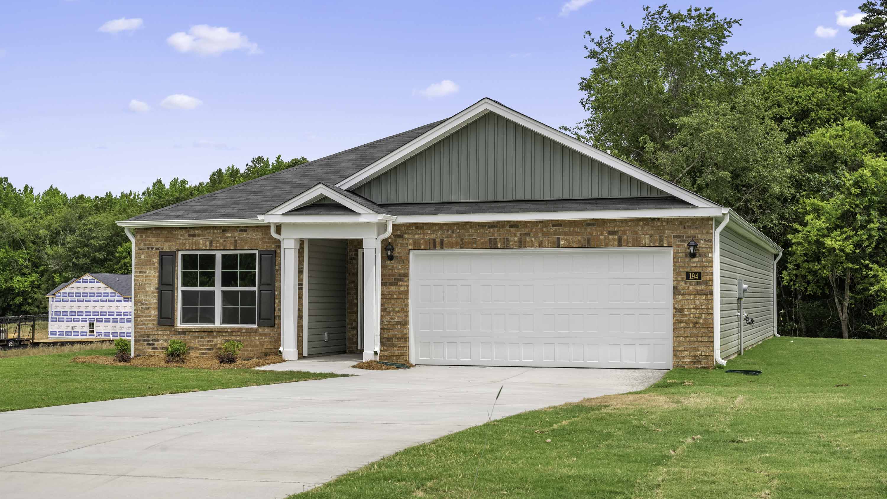 exterior of single family home