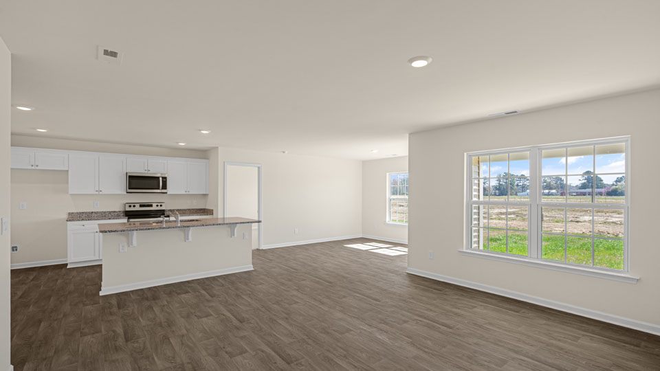 open concept living space
