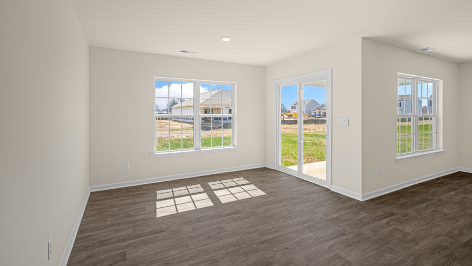 dining area with window