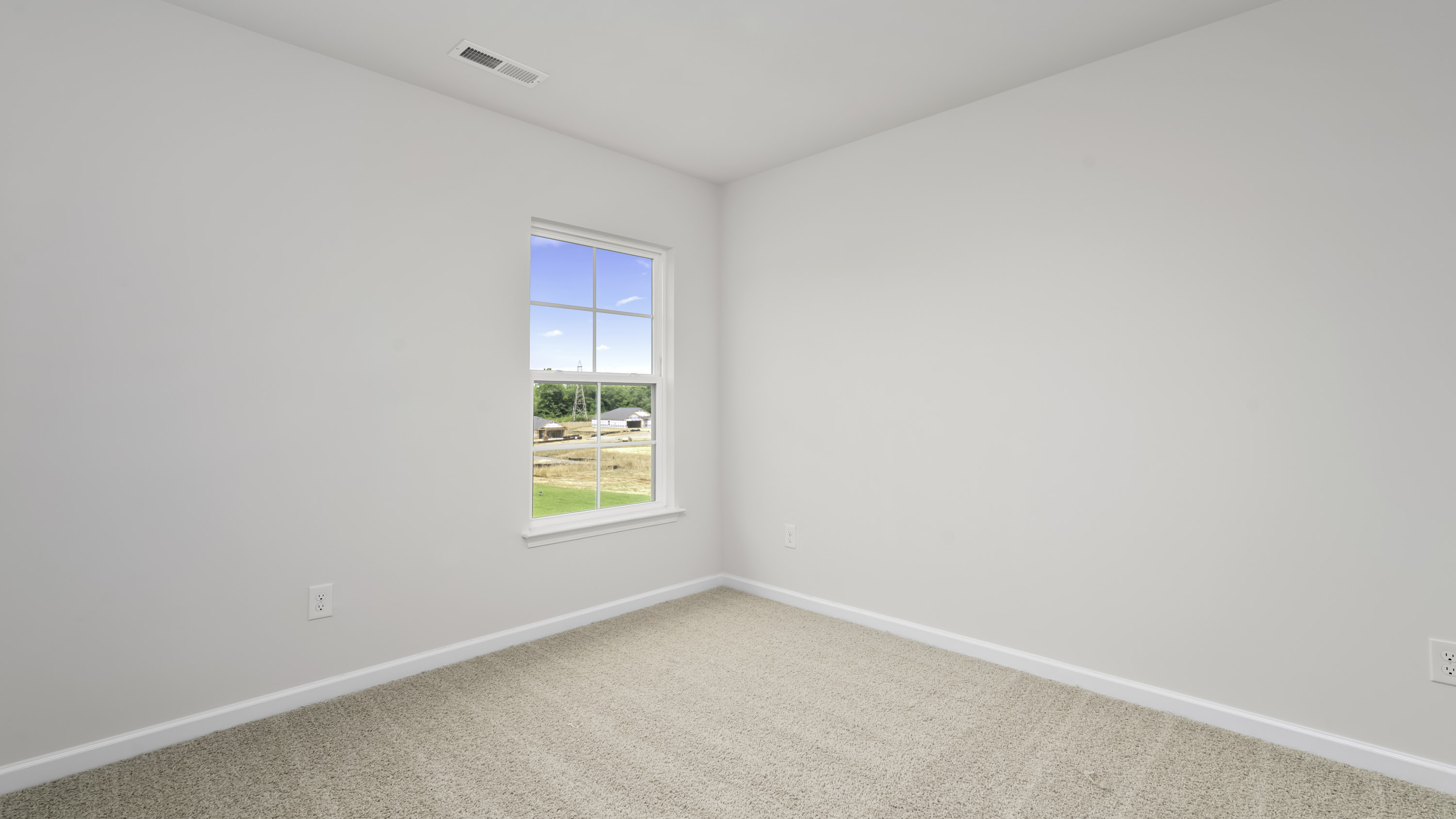 secondary bedroom with carpet
