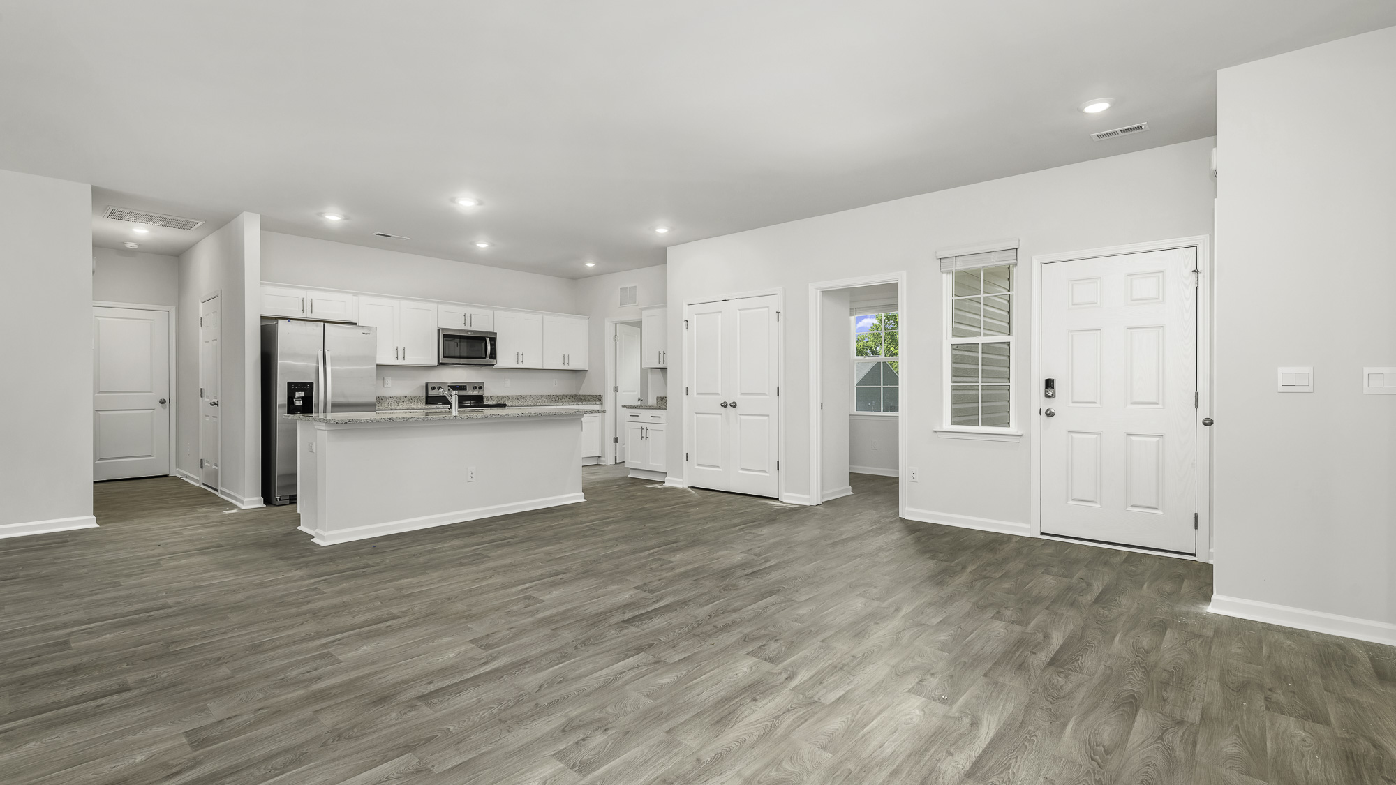 kitchen and dining area