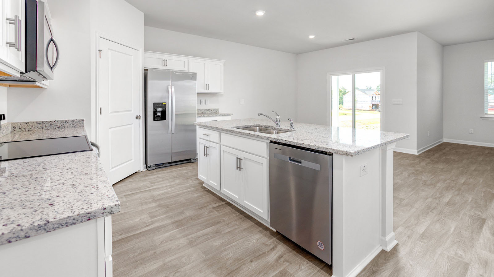 kitchen with island