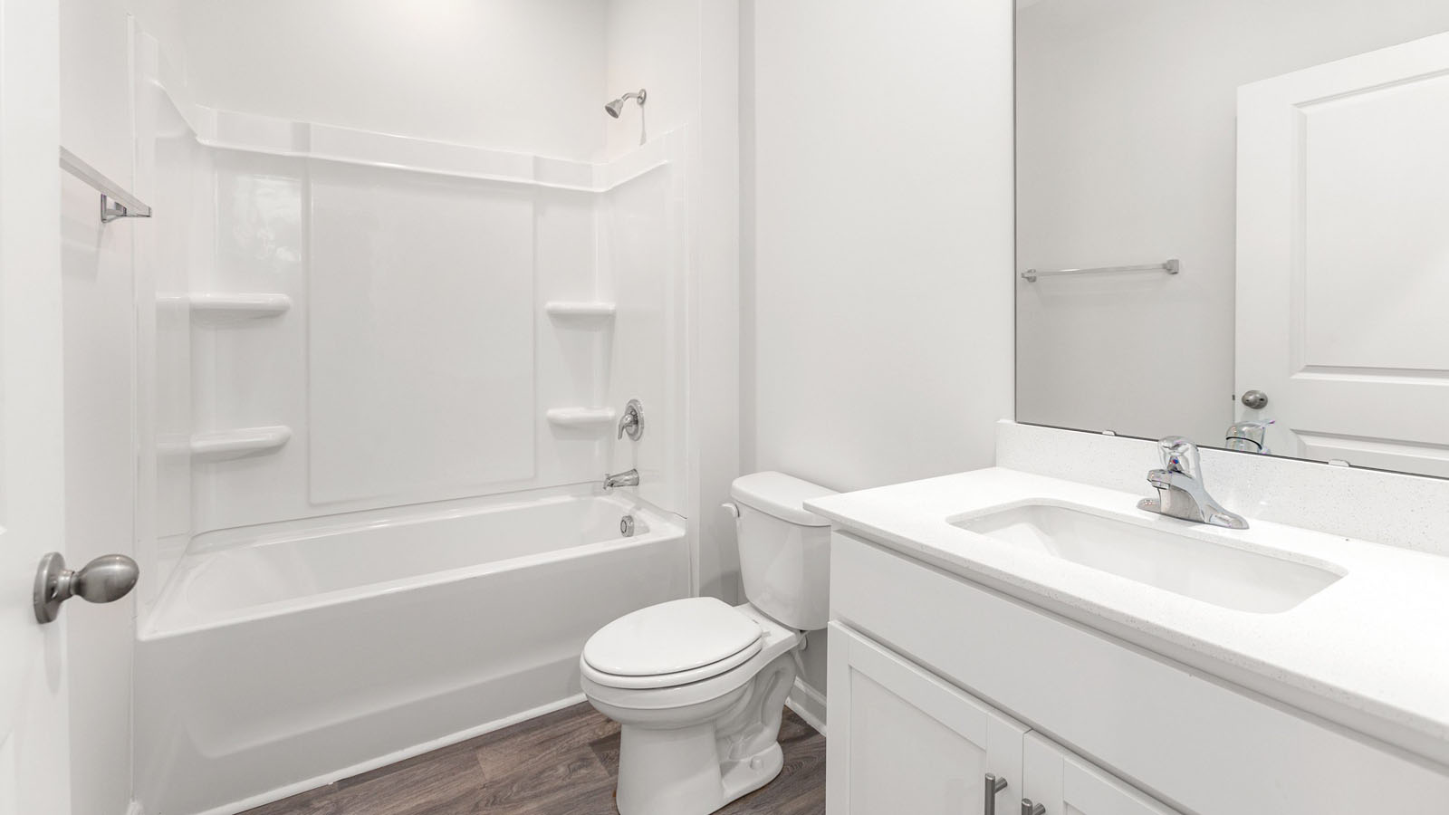 bathroom with one sink