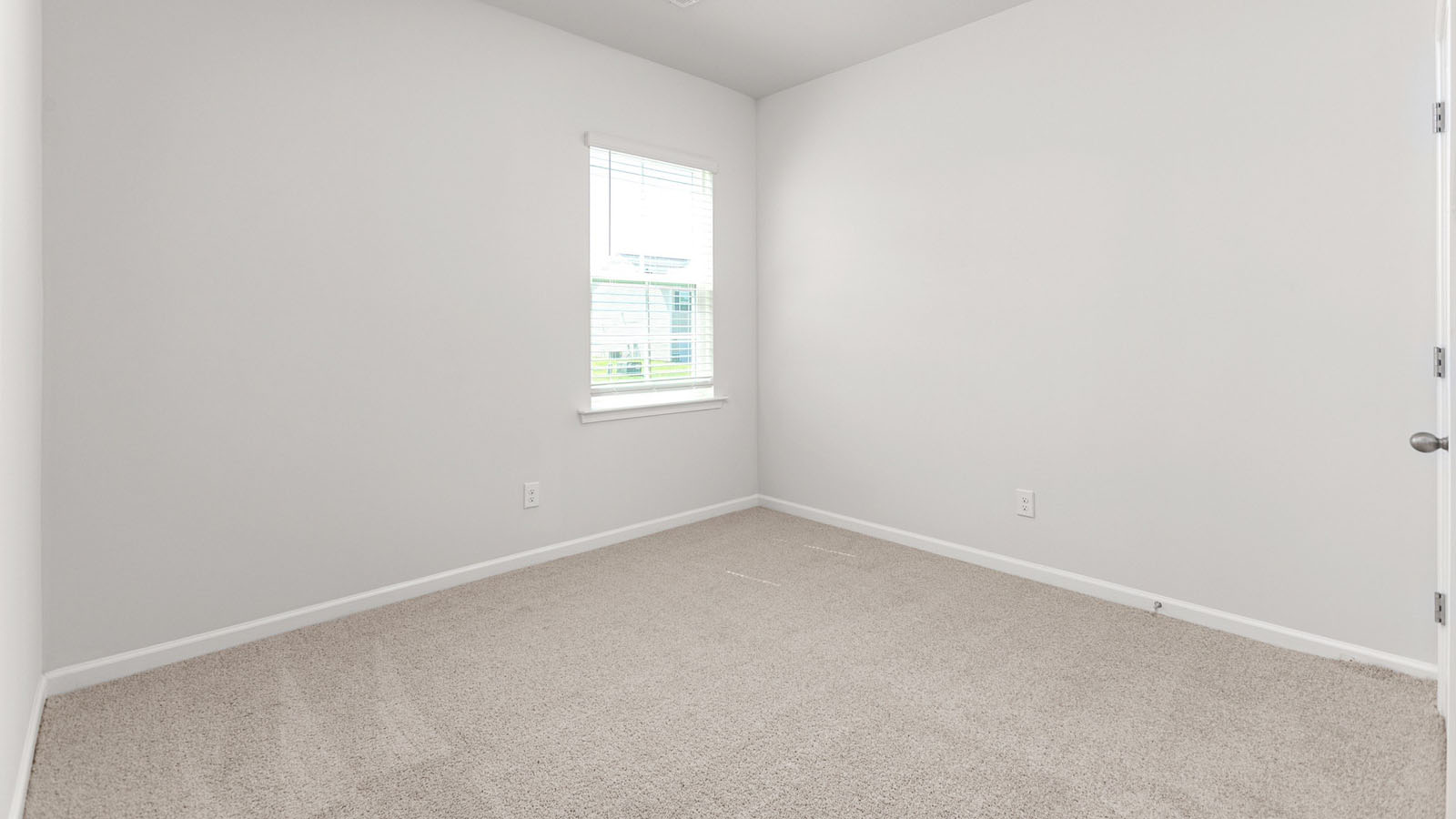 bedroom with carpet