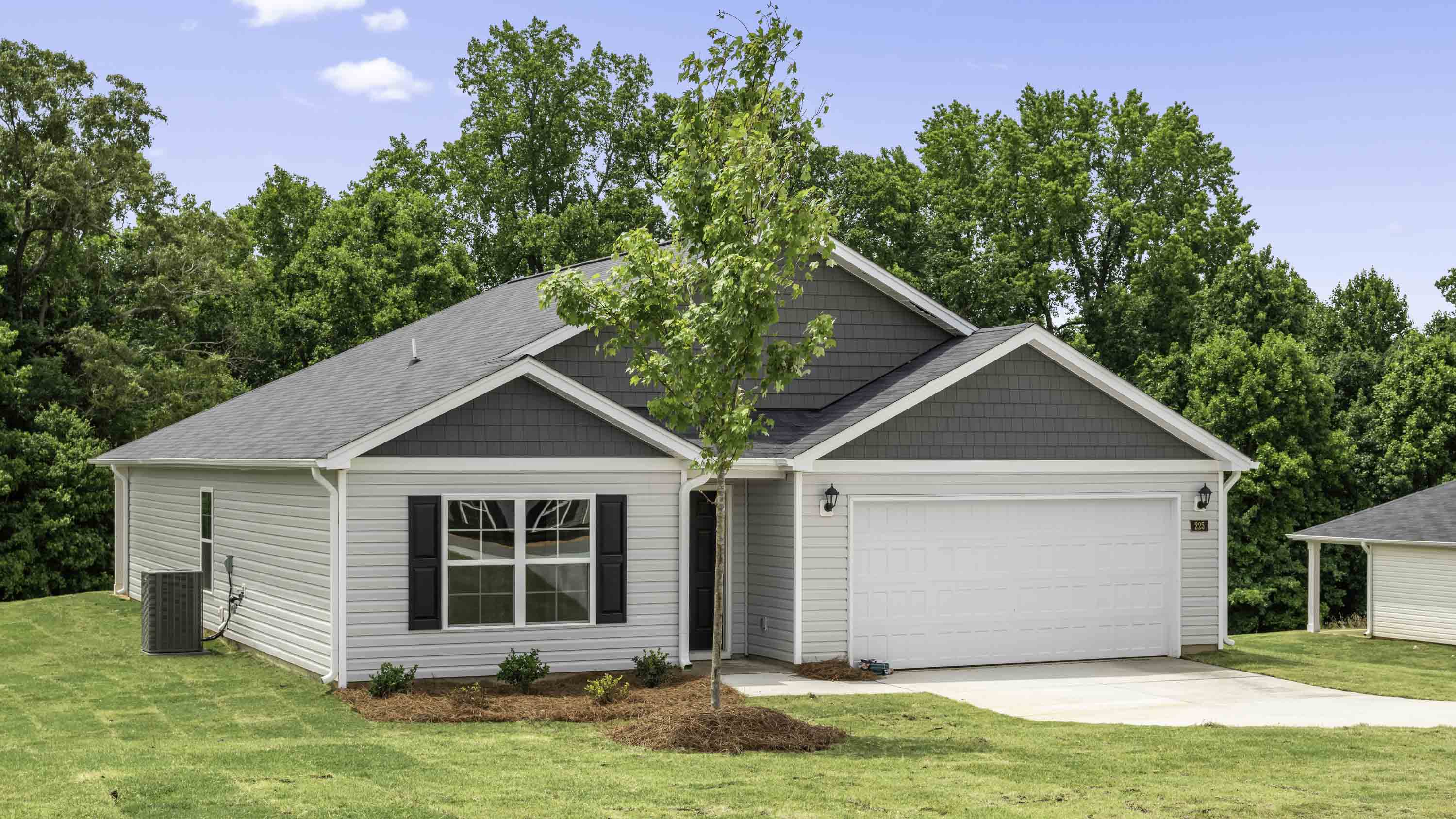 exterior of single family home