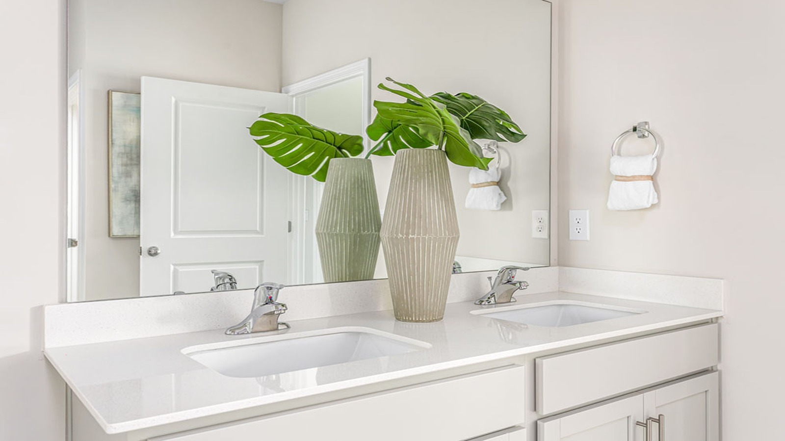 main bathroom with dual sink