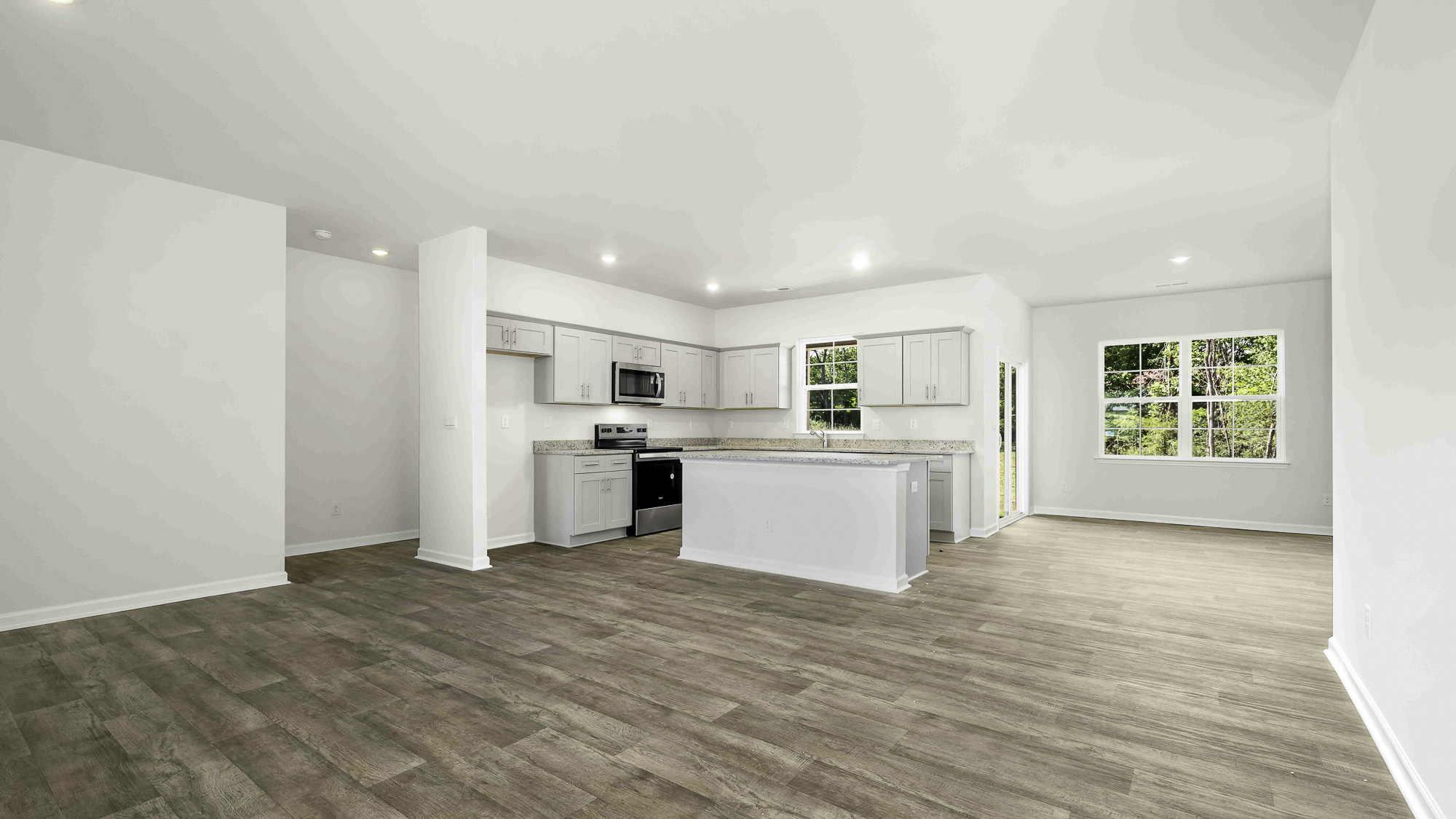 open concept living space