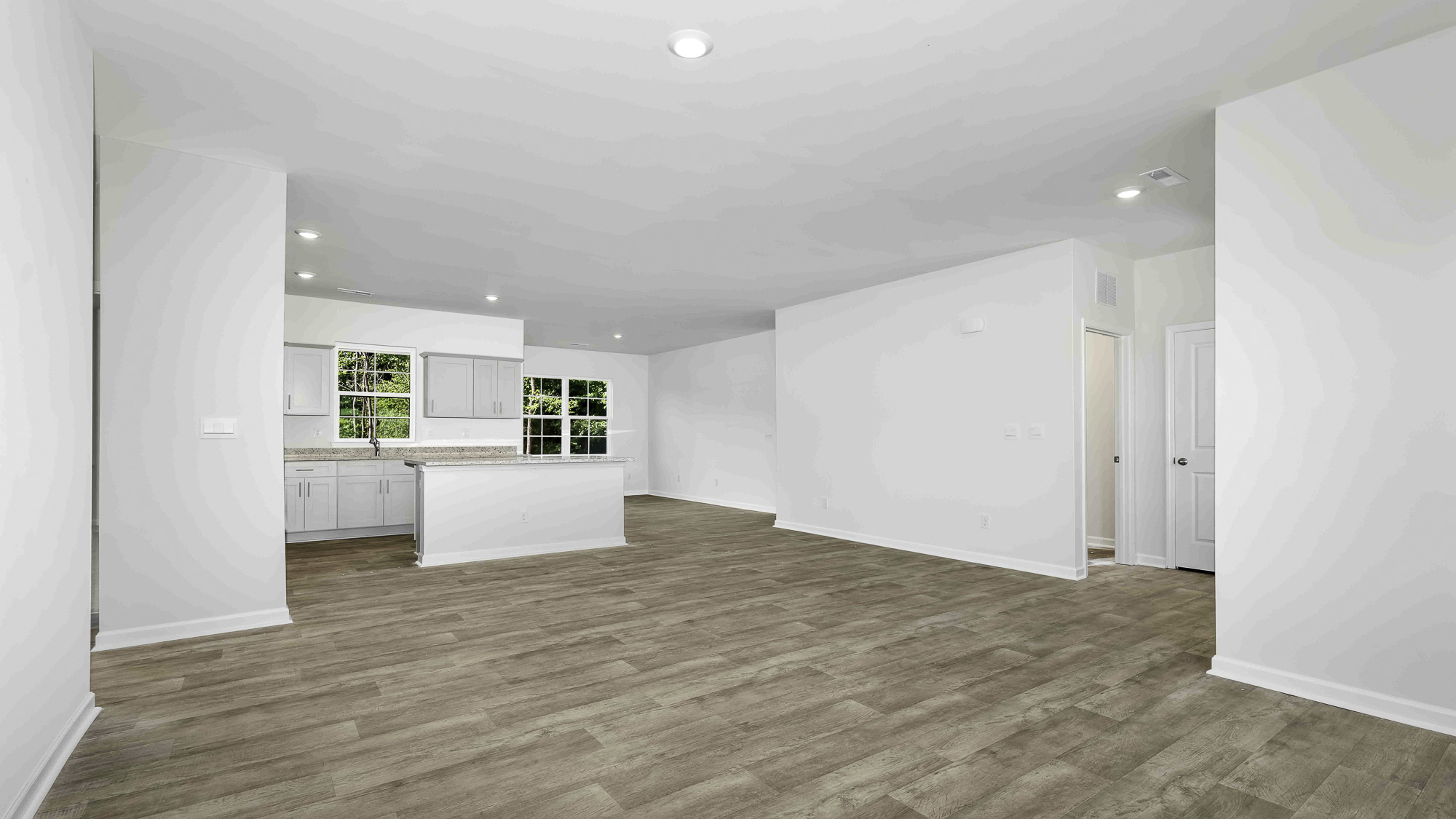 view of kitchen from living room