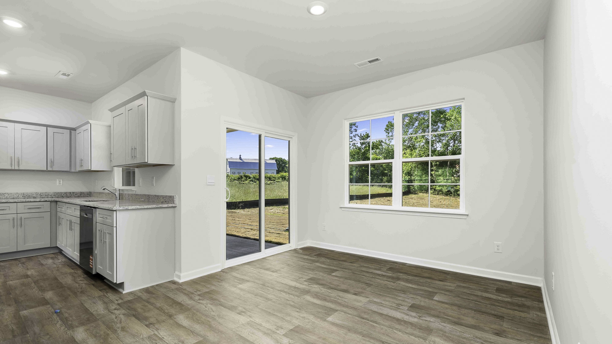 living room with outdoor access