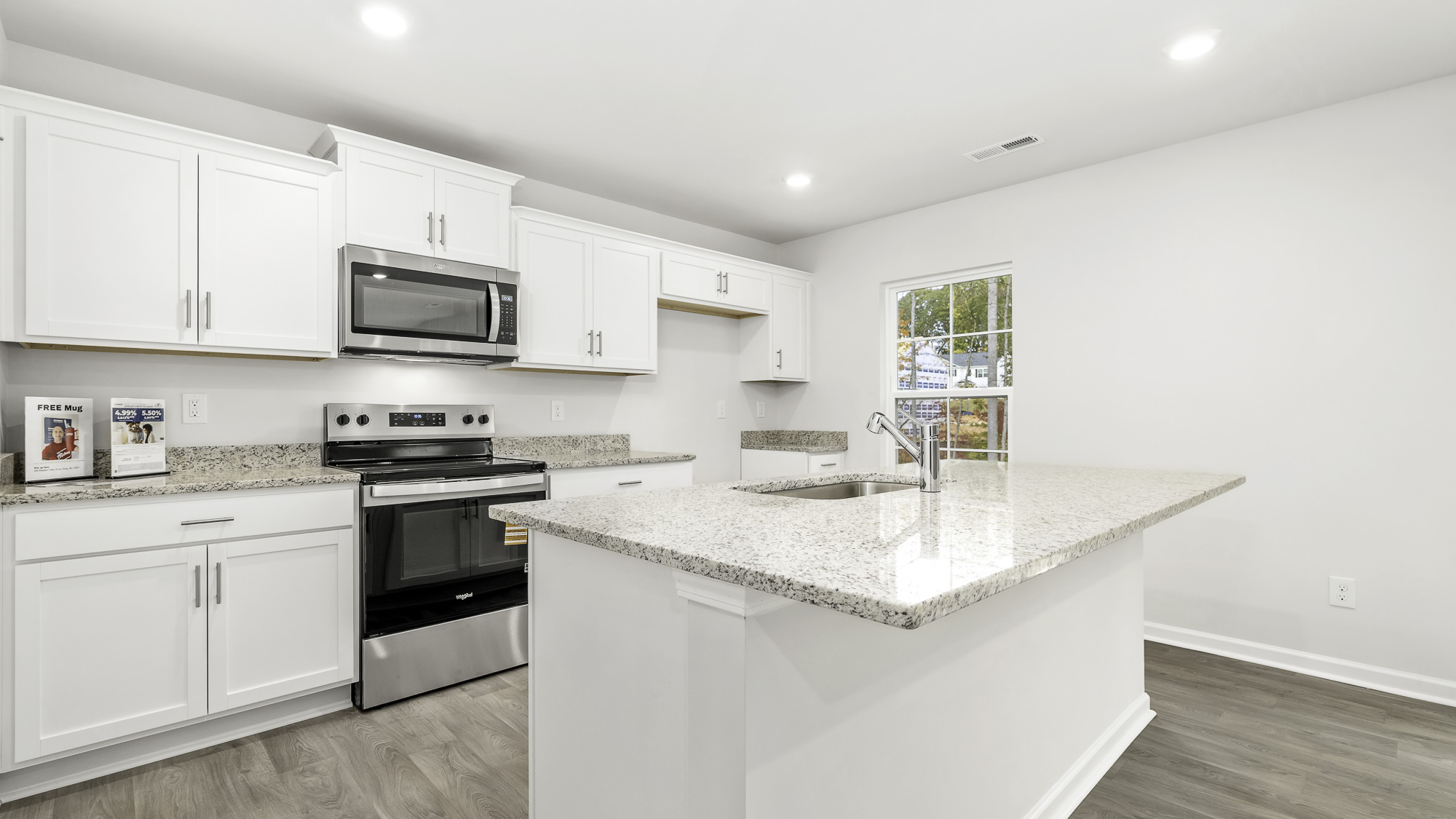 kitchen with island
