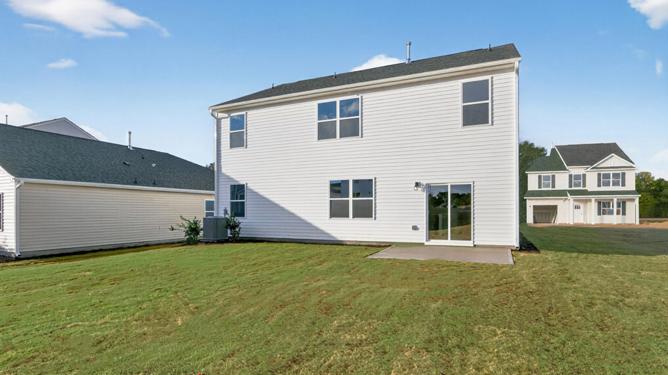 backyard with concrete patio