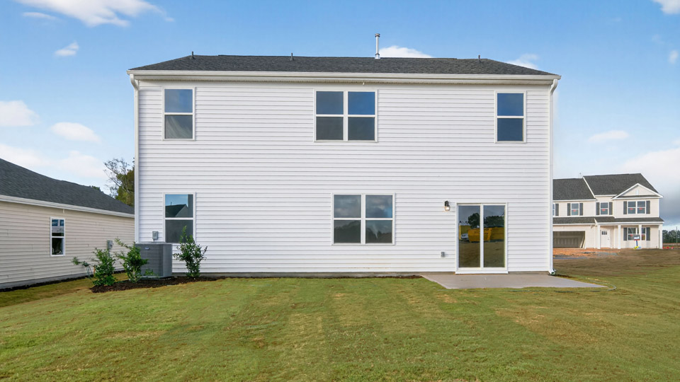 backyard with concrete patio