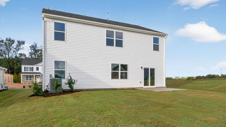 backyard with concrete patio
