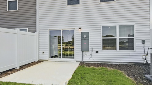 exterior rear patio