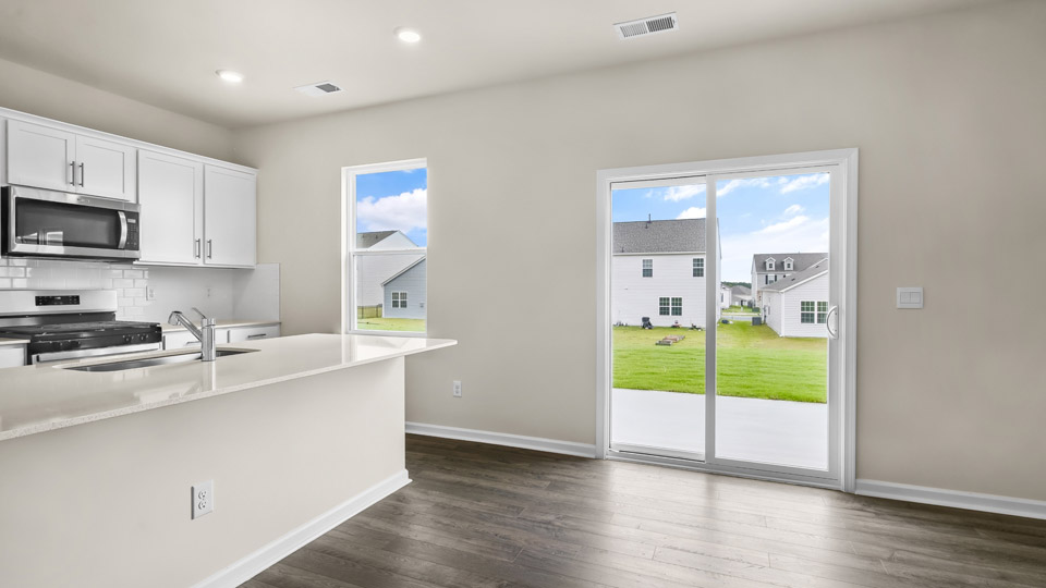 Belhaven Kitchen and Sliding patio doors