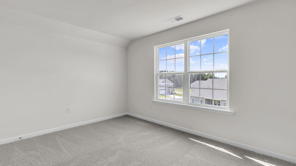 upstairs bonus room with carpet flooring