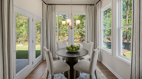 dining area with ample light