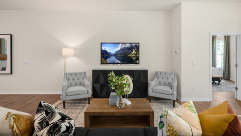 living room with ample light