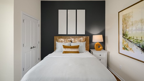 bedroom with ample light and carpet