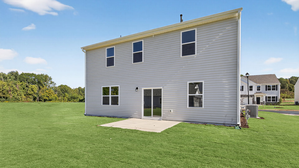 Galen E backyard and concrete patio