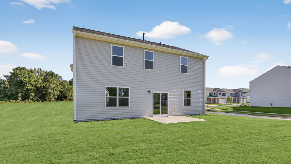 Galen E backyard and concrete patio