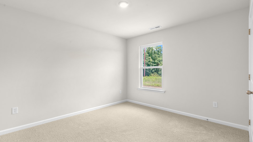 bedroom with carpet