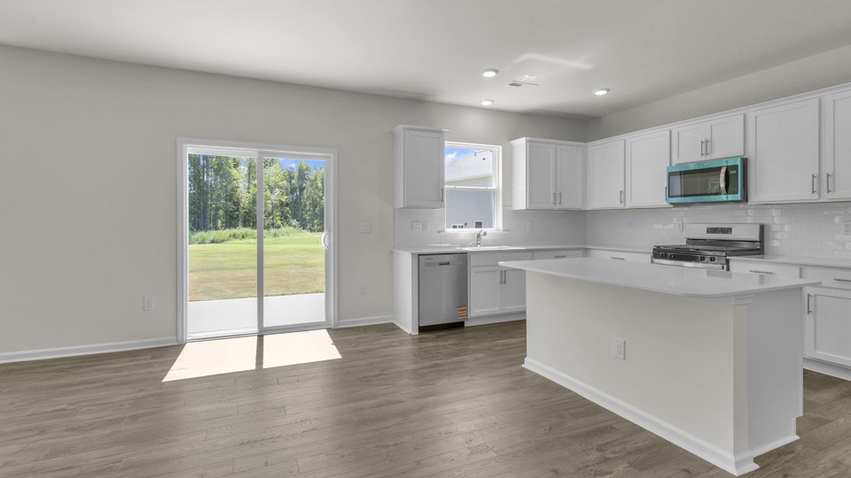 breakfast area with sliding glass doors