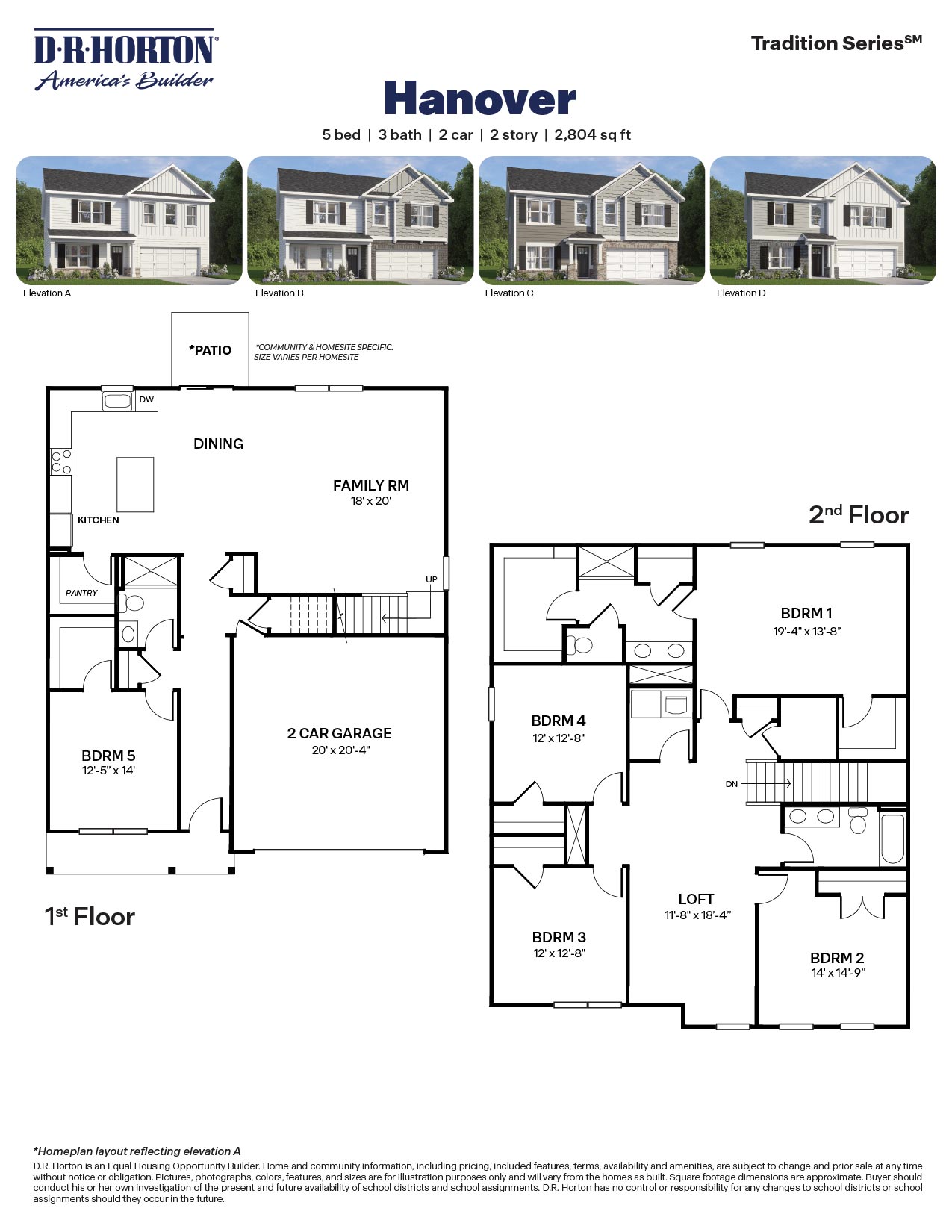 Hanover Floorplan