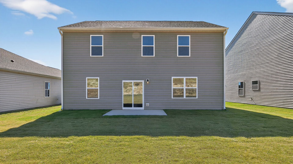 backyard with concrete patio