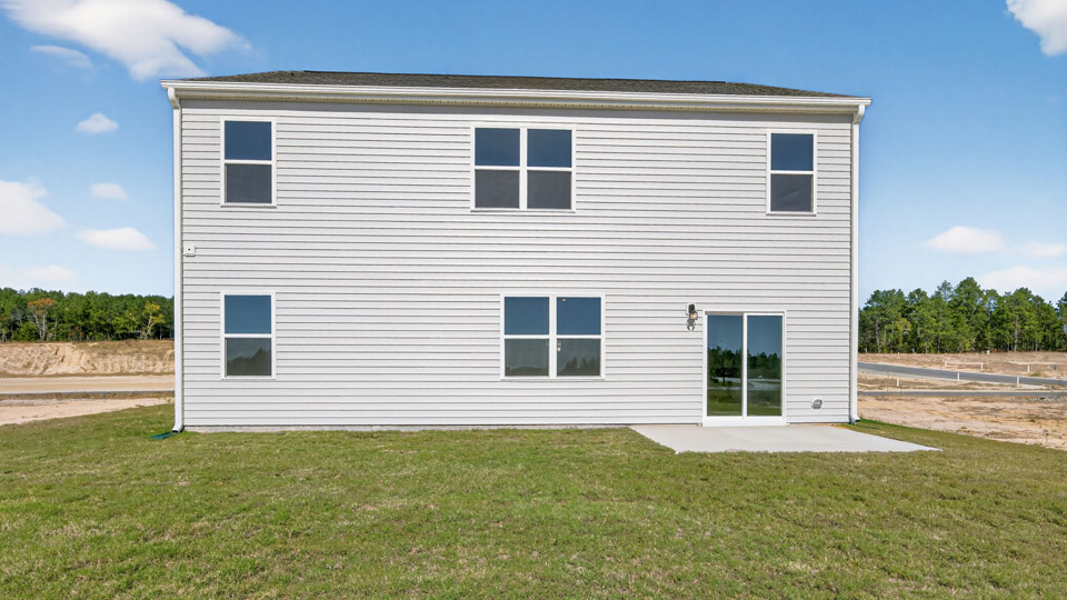 backyard with concrete patio