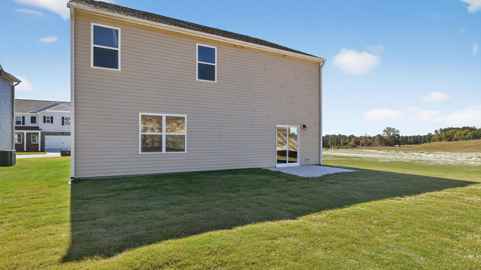 backyard with concrete patio