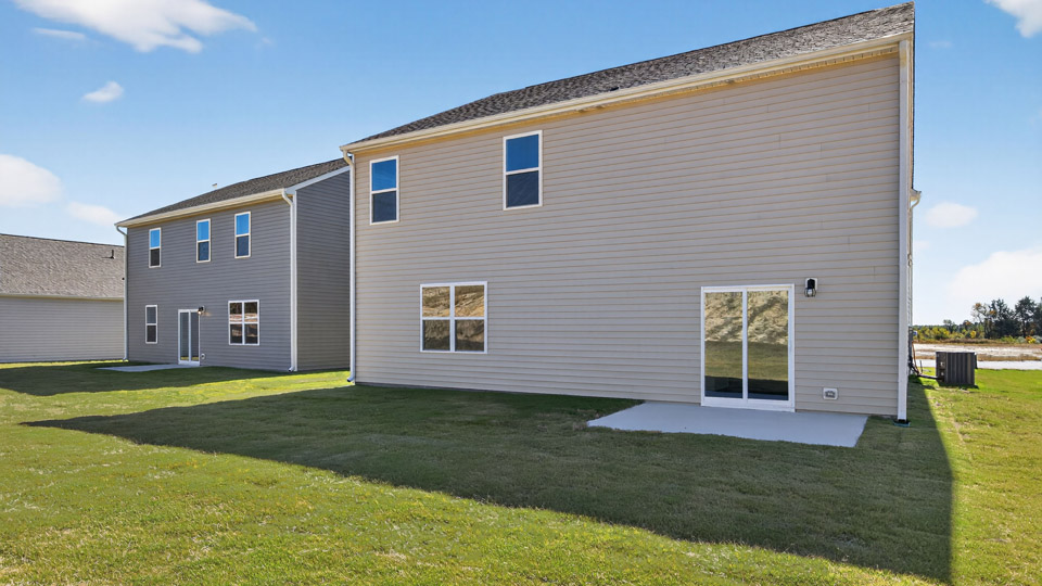 backyard with concrete patio