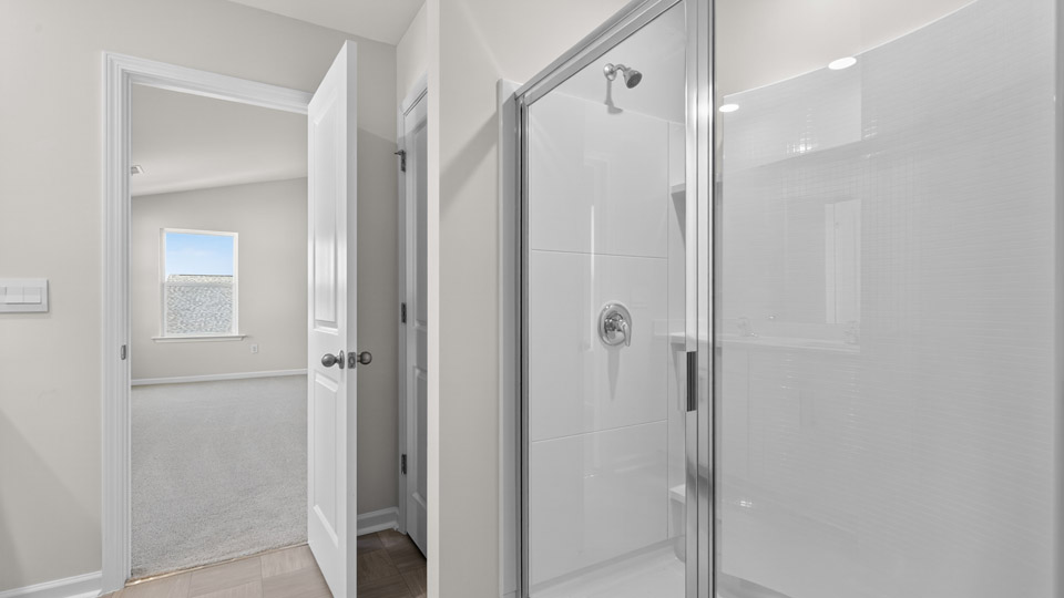 bathroom with walk-in shower
