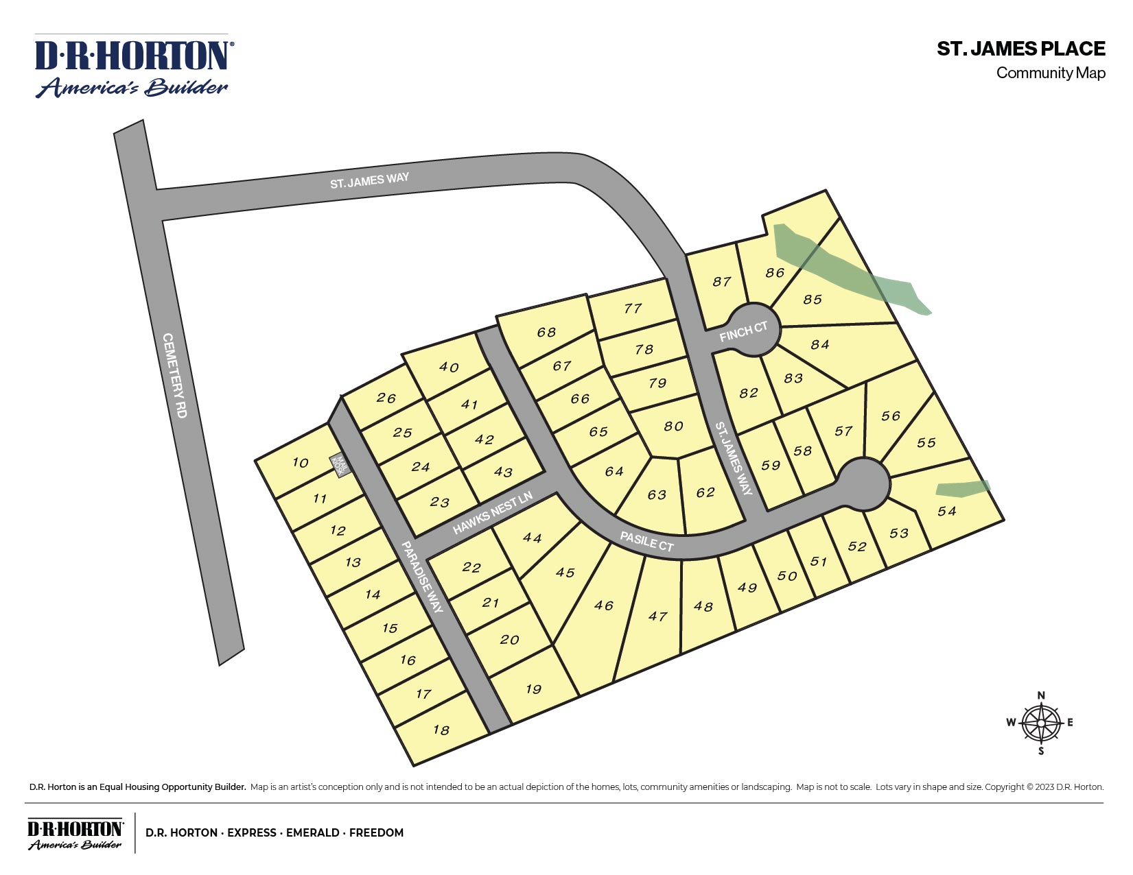 New Homes in St James Place Sanford, NC D.R. Horton