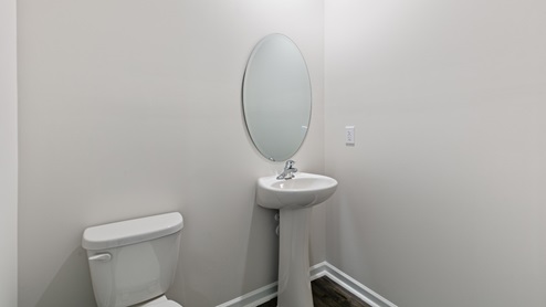 Bathroom with quartz countertops