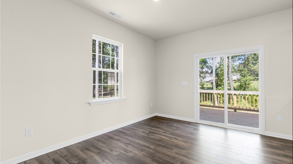breakfast area with sliding glass doors