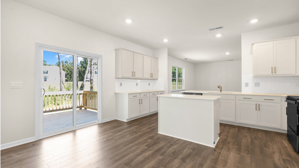 kitchen with quartz countertops