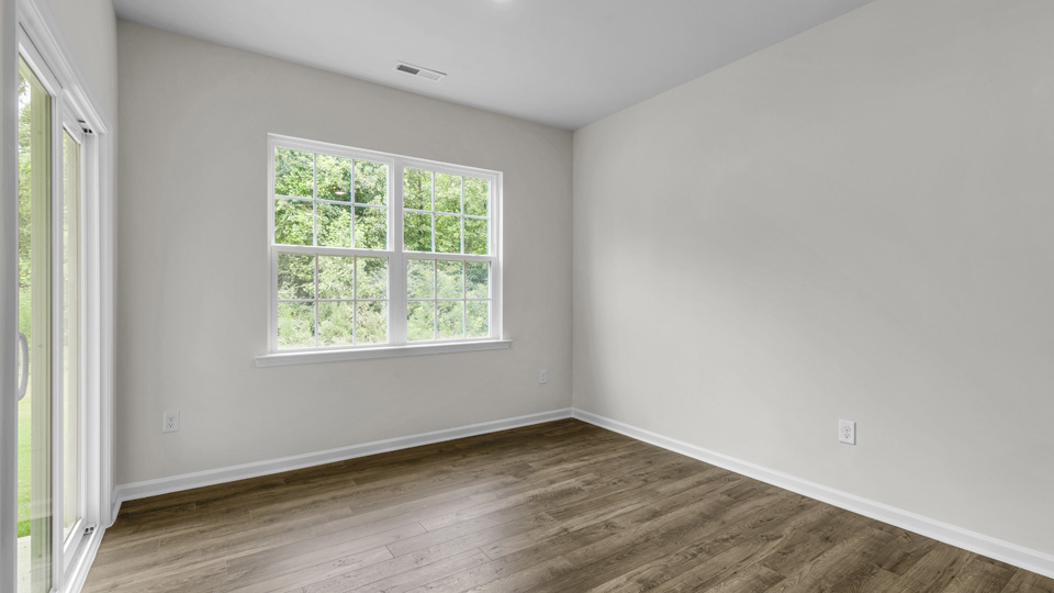 Living area with revwood flooring