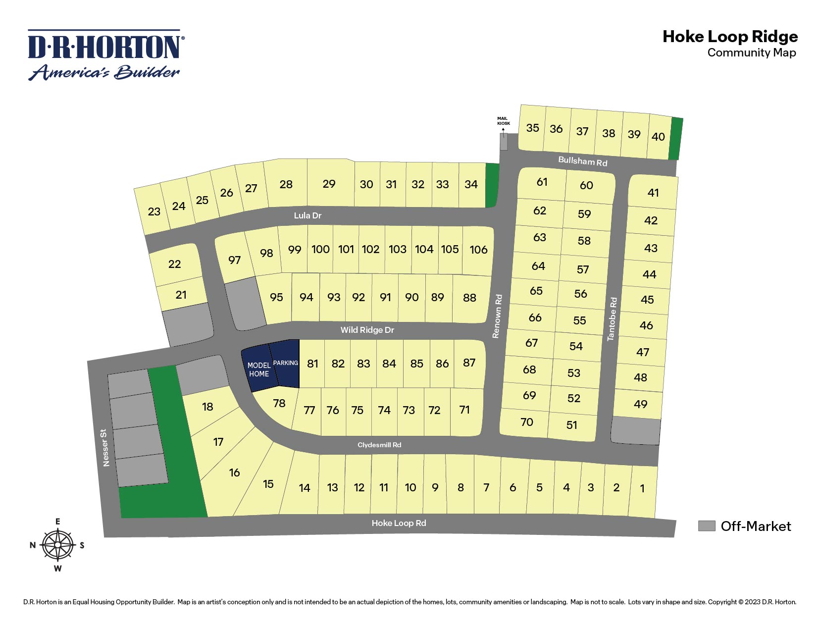 New Homes in Hoke Loop Ridge Fayetteville, NC D.R. Horton