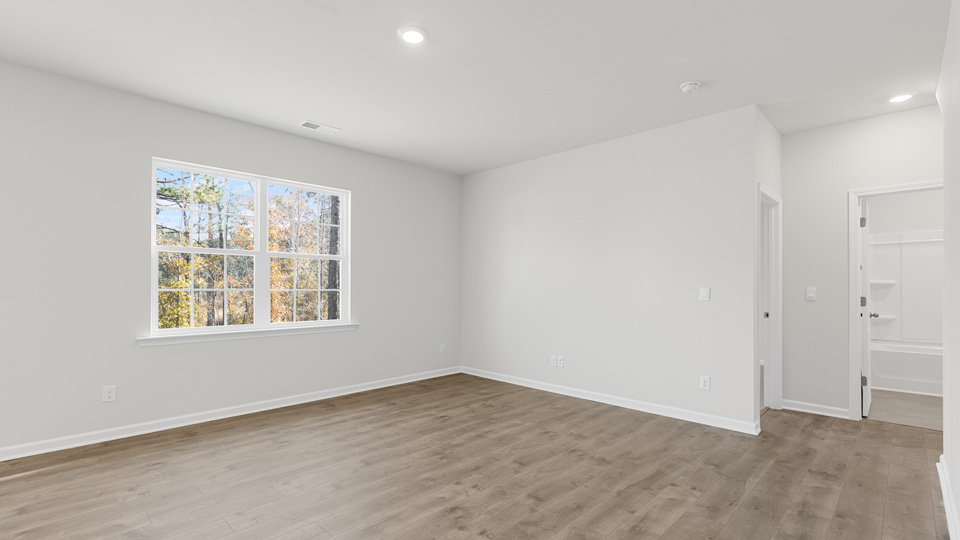 Living area with revwood flooring