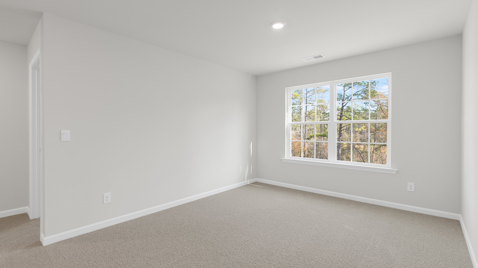 Loft area with carpet