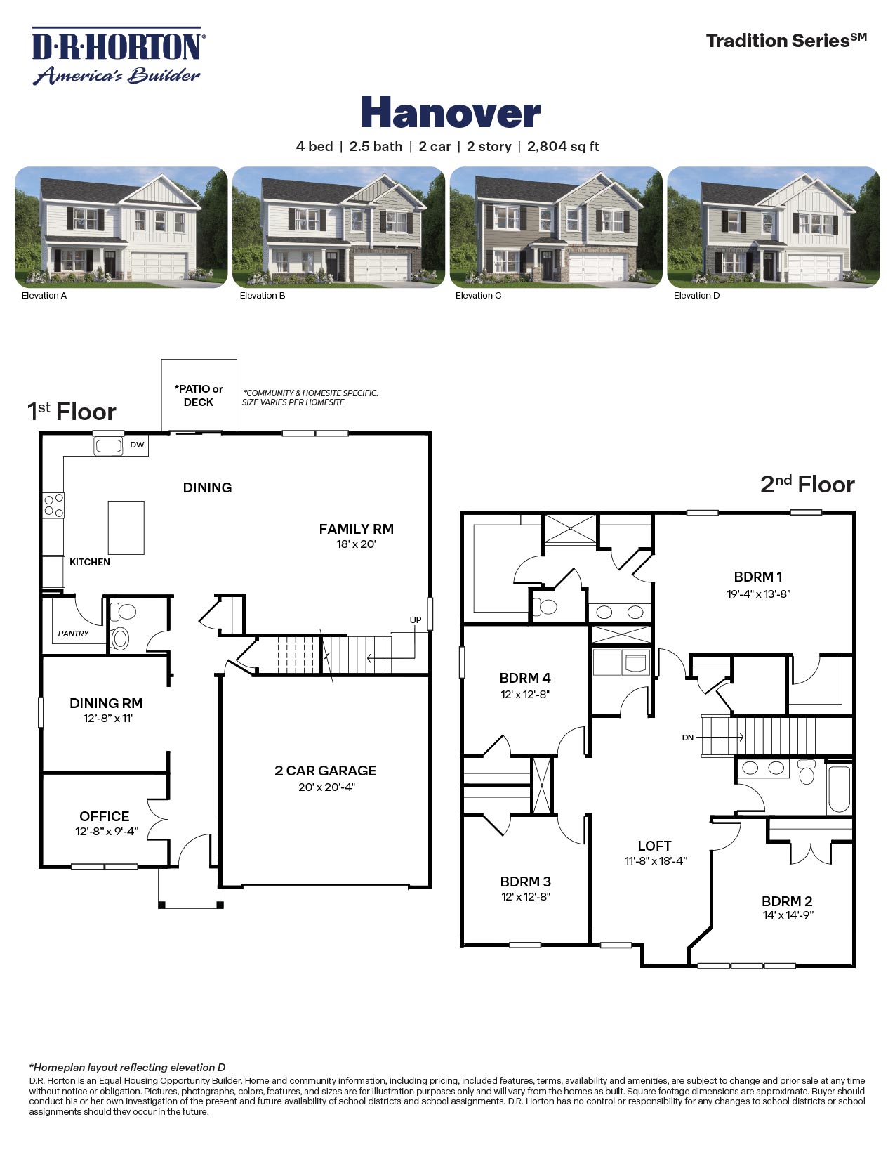 Hanover Floorplan