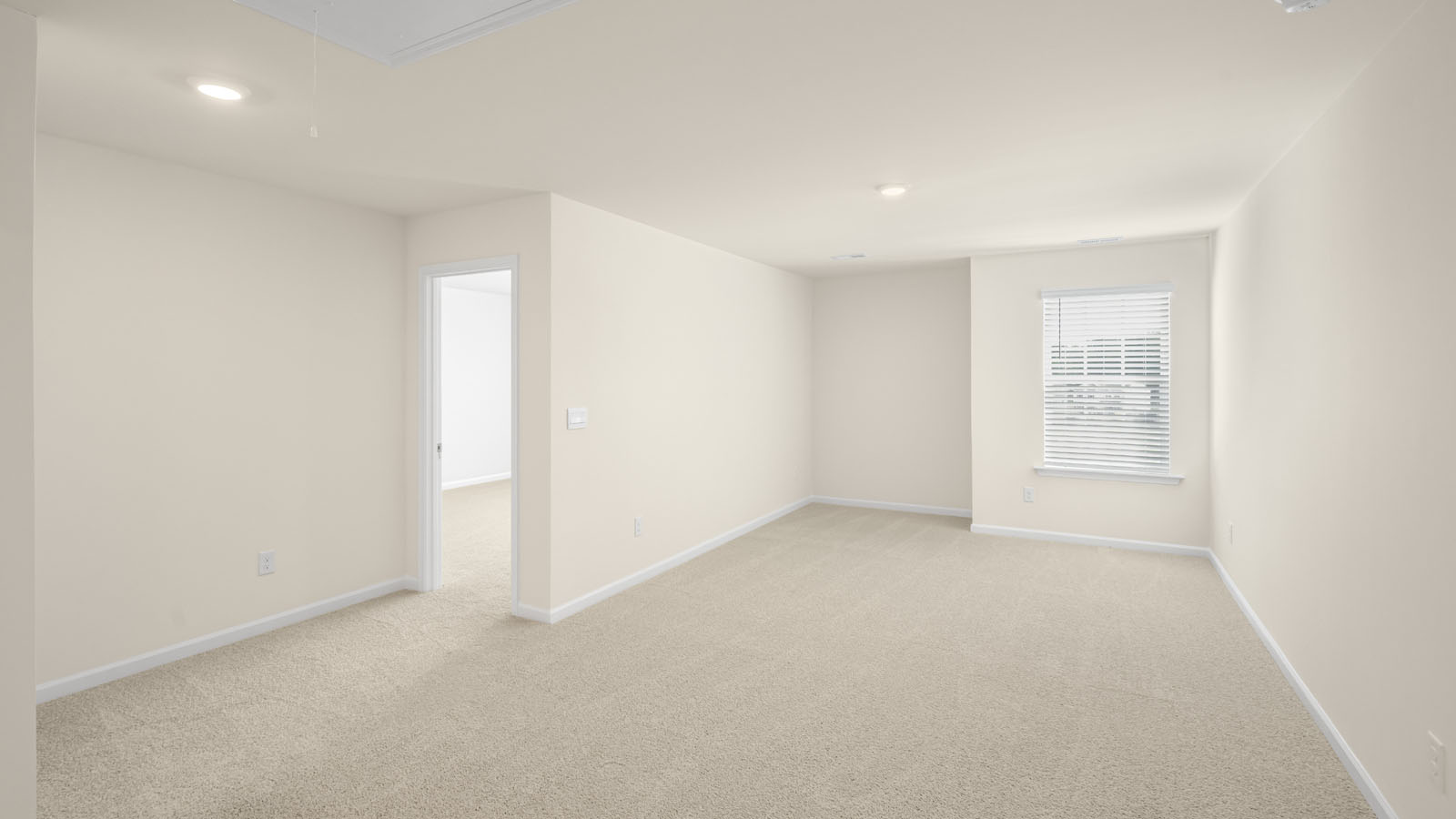 Flex area with carpet