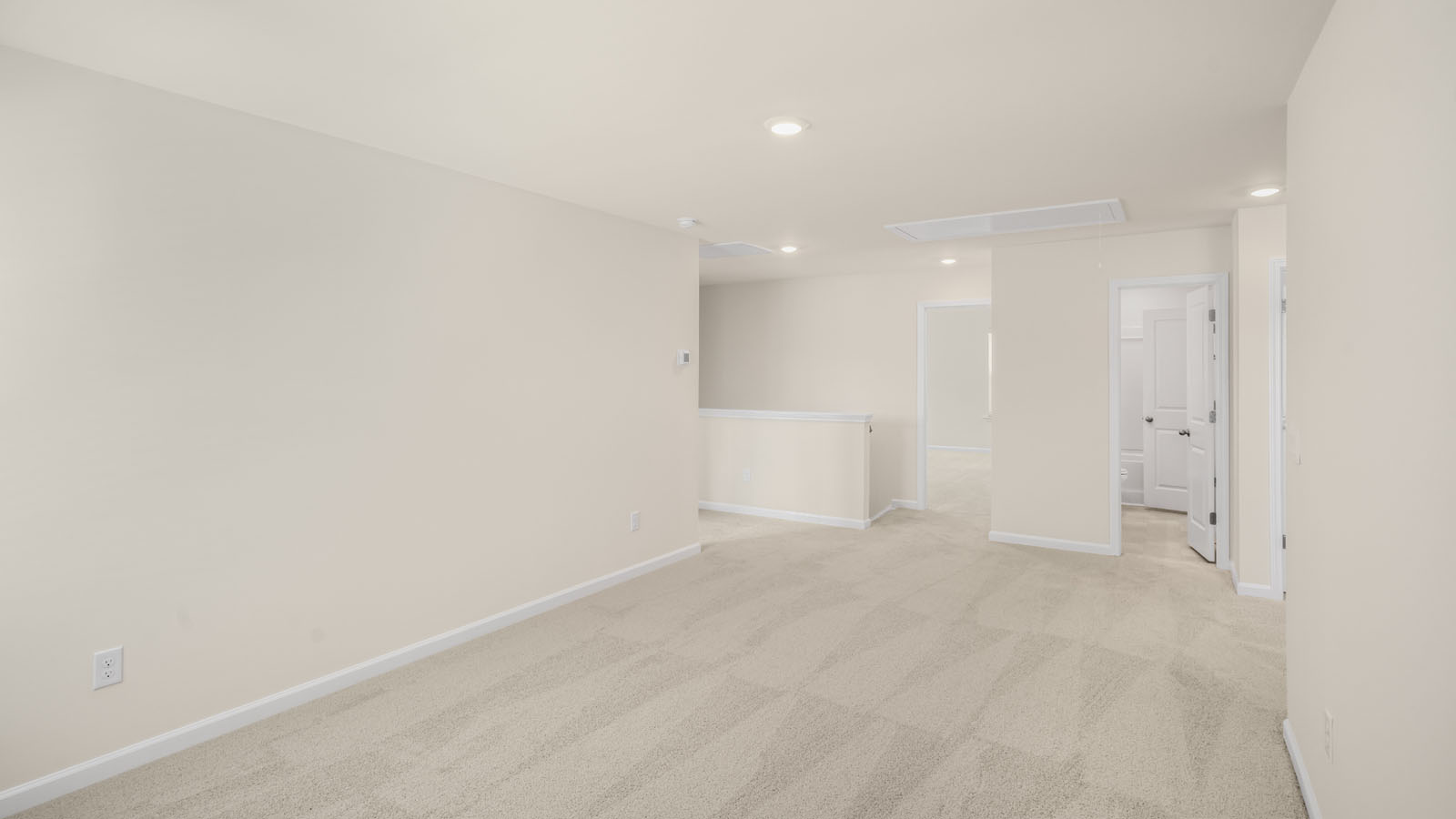 Flex area with carpet