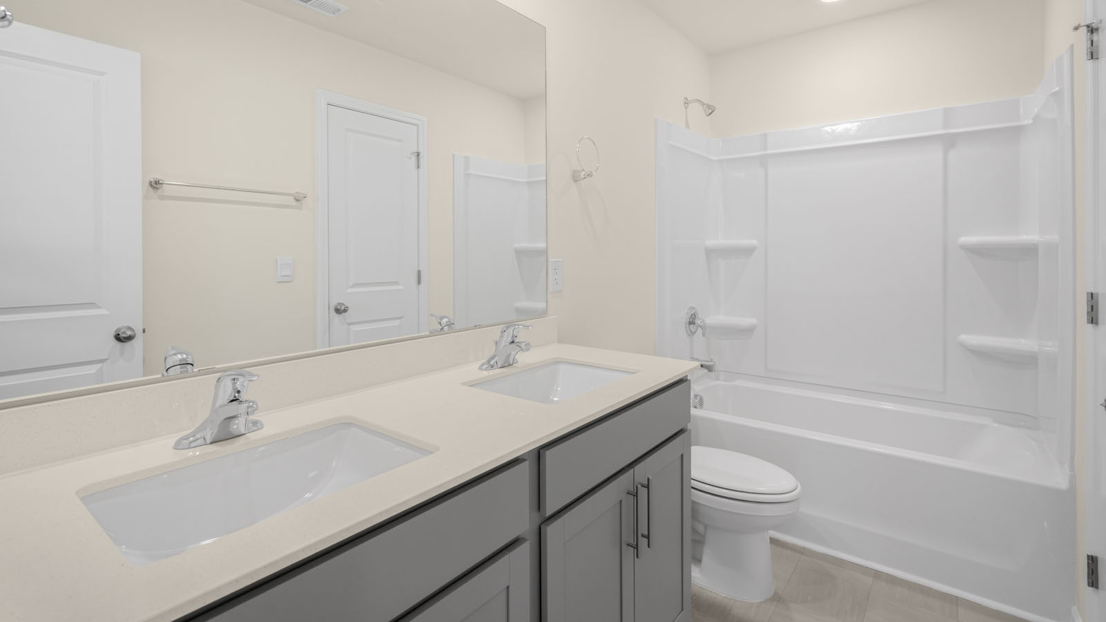 Bathroom with quartz countertops