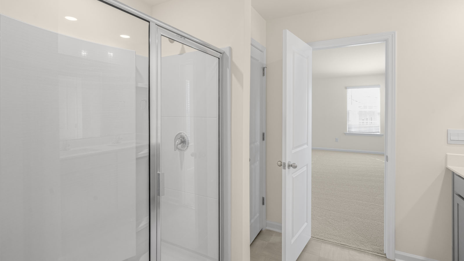 Bathroom with quartz countertops