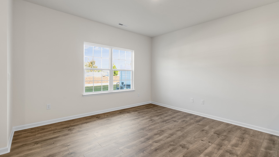 Living area with revwood flooring