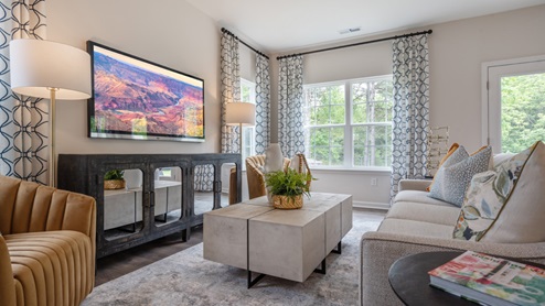 Powell Pattison Model Living Room